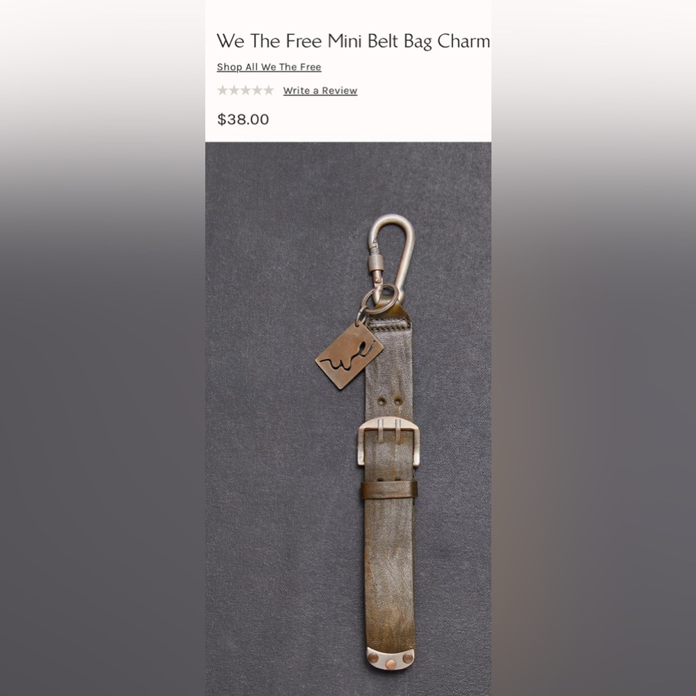 We The Free Mini Belt Bag Charm